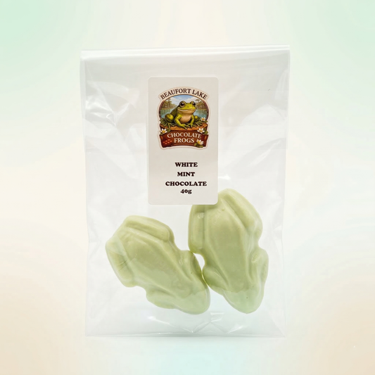 White Chocolate Mint Frogs